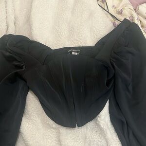 NEW WITH TAGS Urban Outfitters Black corset top